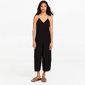 AYR Double Gauze Jumpsuit in Black, Size XS